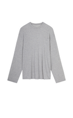 T-shirt / JNBY Tencel-Cashmere Relaxed Fit Long Sleeve T-Shirt
