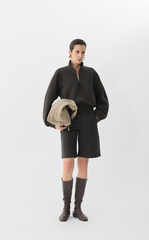 Sweatshirt/JNBY Cotton Blend Air Layer Pullover