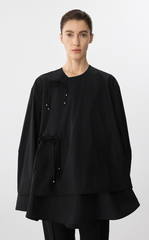 Coat / JNBY Oversized Drawstring Cotton Jacket