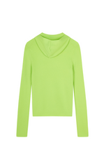 Sweater / JNBY Wool Slim Fit Half-Zip Hooded Pullover