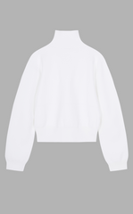 Sweater / JNBY Cotton Short Cardigan with Dual-Zip