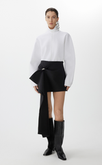 Sweater / JNBY Cotton Short Cardigan with Dual-Zip