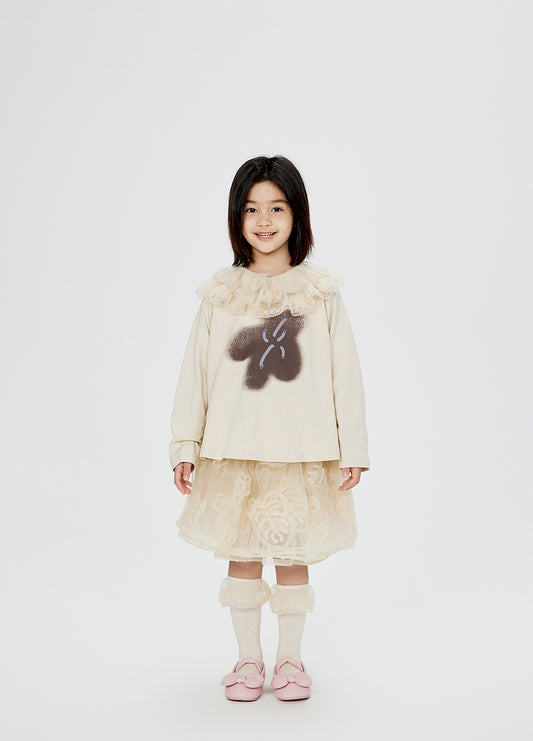 T-Shirt / jnby by JNBY Cotton Lace Long-sleeve T-Shirt