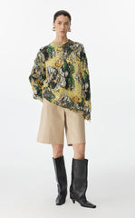 Sweater / JNBY Oversized Floral Knit Sweater