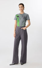 T-shirt / JNBY Playful Cat Graphic Cotton T-Shirt