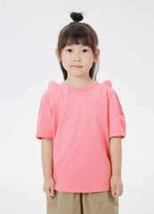 T-Shirt / jnby by JNBY Bear-Ear Shoulder Short Sleeve T-Shirt