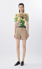 T-Shirt / JNBY Fitted Floral Art Tee