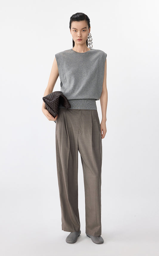 Sweater / JNBY Fitted Cotton Knit Vest