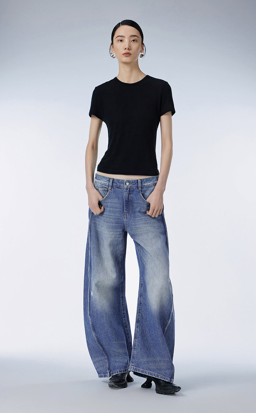 Pants / JNBY Cotton Wide Leg Track pants£¨Spring 24£©