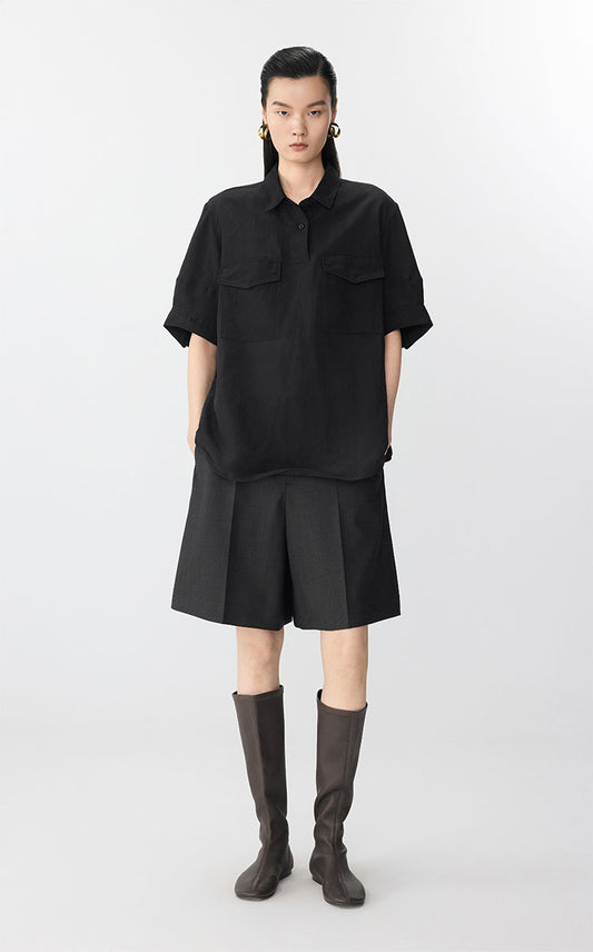 Shirt / JNBY Oversized Eco-friendly Rayon Top