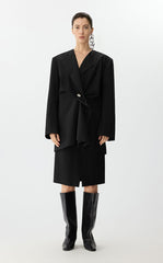 Blazer / JNBY Tailored Wool Blend Oversized Blazer