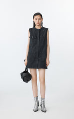 Jumpsuit / JNBY Raw Edge Cotton Sleeveless Jumpsuit