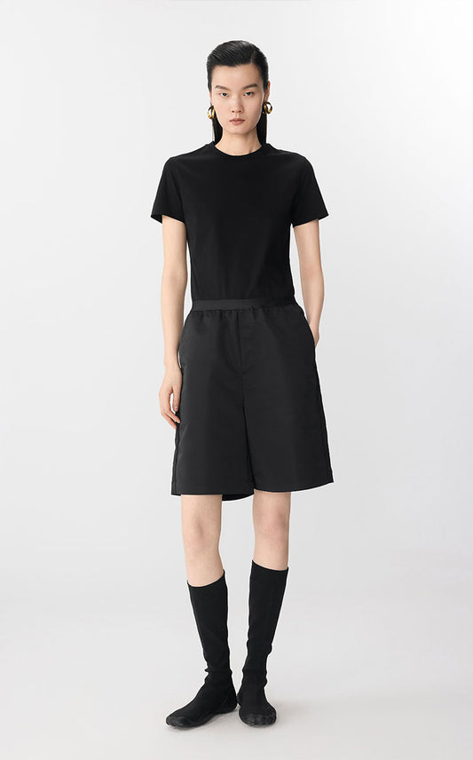 Pants / JNBY Wide-Leg Tailored Bermuda Shorts