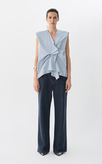 Shirt / JNBY Sleeveless Cotton Poplin Top