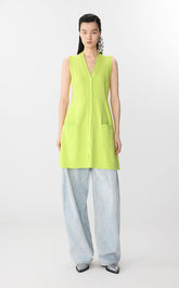 فستان / JNBY قماش مشط بلا ركاب