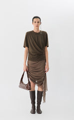 T-Shirt / JNBY Waist Pleated Sculpting Tee