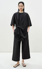 T-Shirt / LESS Crinkled Cotton Tee