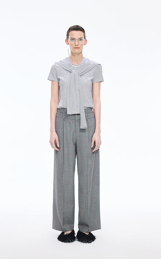 T-Shirt / JNBY Layered Deconstructed Cotton Tee