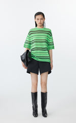 Sweater / JNBY Loose Pullover Short Sleeve Knit