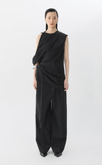 Dress / JNBY Twisted Cotton Sleeveless Dress