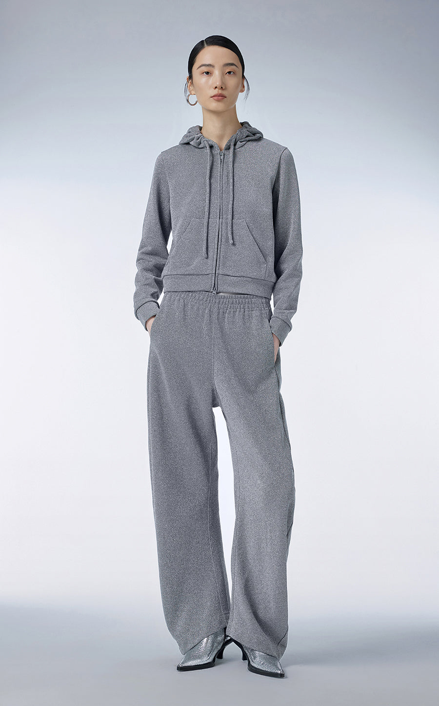 Sweatershirt / JNBY Cotton-blend Viscose Hoodie£¨Spring 24£©