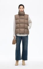 Down Vest / JNBY Oversized Quilted Down Vest