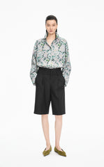 Shirt / JNBY Colored Pencil Floral Cotton Shirt