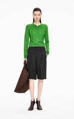 Sweater / JNBY Fitted Wool-Blend Knit Cardigan