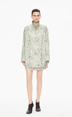 Skirt / JNBY Colored Pencil Floral A-Line Mini Skirt