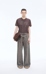 T-Shirt / JNBY Graphic Comic Cotton Tee