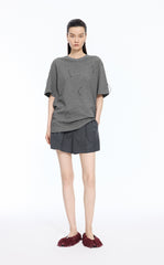T-Shirt / JNBY Sculptural Fringe Cotton Tee