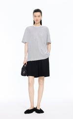 T-Shirt / JNBY Sculptural Fringe Cotton Tee