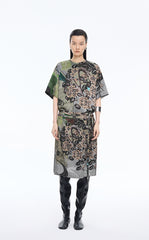 Shirt / JNBY Silk Printed Relaxed Top