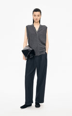 Sweater / JNBY Loose Wool Metallic Vest