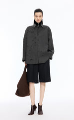 Jacket / JNBY Relaxed Wool Blend Cutout Jacket