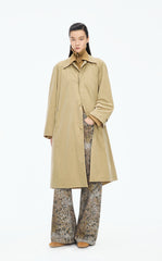 Trench Coat / JNBY Oversized A-Line Long Trench