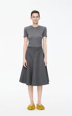 Skirt / JNBY A-Line Wool-Blend Midi Skirt