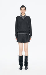 Shorts / JNBY Straight-Leg Wool-Blend Shorts