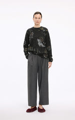 Pants / JNBY Wide-Leg Wool Blend Trousers