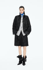 Pants / JNBY Textured Jacquard Mid-Length Pants