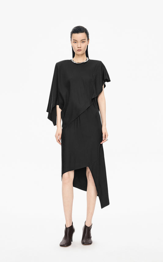 Dress / JNBY T-Silhouette Cupro Wrap Dress