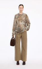 Sweater / JNBY Hand-Painted Mohair Blend Pullover