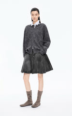 Sweater / JNBY Loose Floral Wool Cardigan