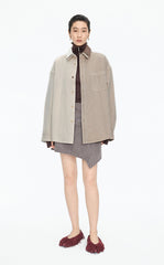 Jacket / JNBY Oversized Colorblock Denim Jacket