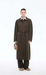 Trench Coat / JNBY Oversized Cotton Maxi Trench Coat
