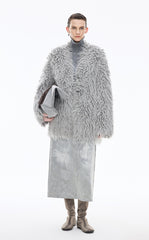 Skirt / JNBY A-Line Oriental Flocked Pattern Midi skirt