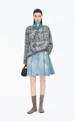 Skirt / JNBY A-Line Short Denim Skirt