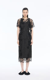 قماش / JNBY قماش ميدي نقش فleurs الرمان