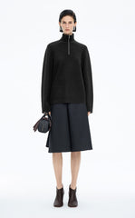 Sweater / JNBY Half-Zip Wool-Cashmere Blend Pullover