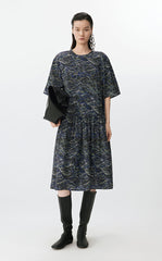 Dress / JNBY Urban Line Print Silk-viscose Dress